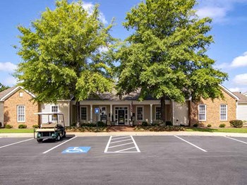 outside of clubhouse/parking lot